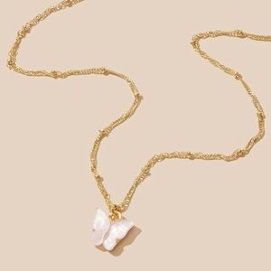 Butterfly chain necklace